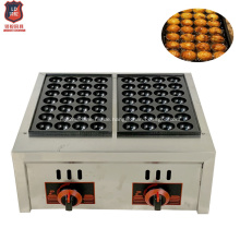 Gewerbe Küchenausrüstung Edelstahlgas Fischball Grillmaschine 28 Bälle x 2 plate